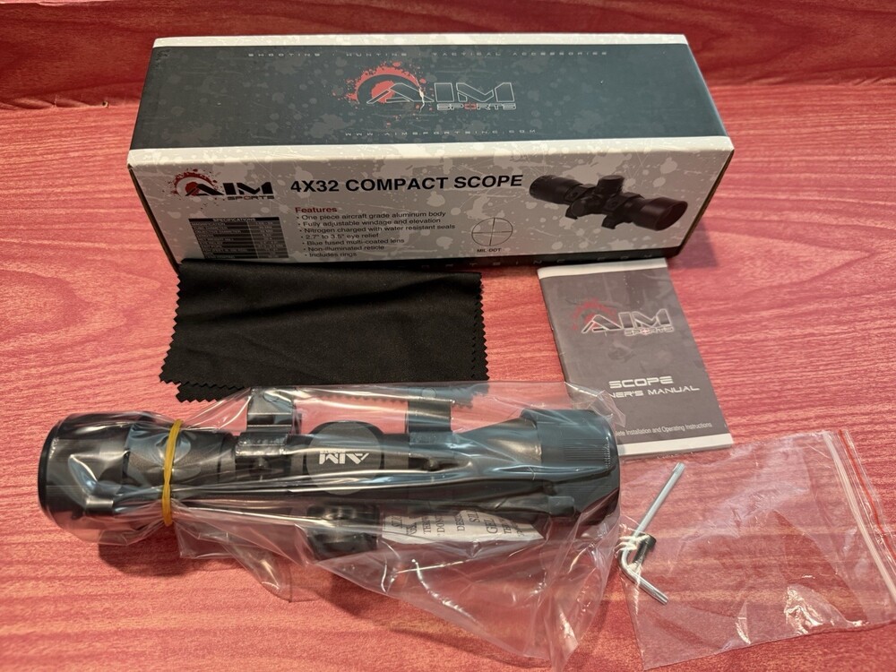 New In Box AIM SPORTS 4X32 Compact Scope